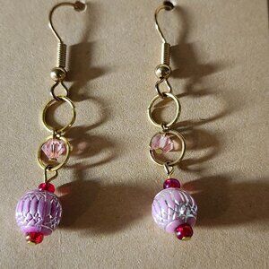 Japanese Wind Chime-Inspired Dangle Earrings